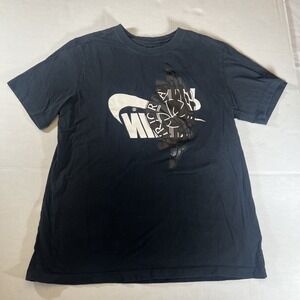 Nike Jordan Graphic Black T-Shirt Mens LARGE